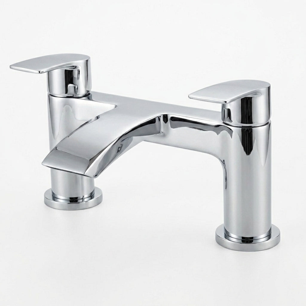 Techsphere Prism Bath Filler Tap, Bathtub Faucet Chrome