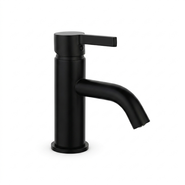Techsphere Nova Basin Mixer Tap, Sink Faucet Matt Black