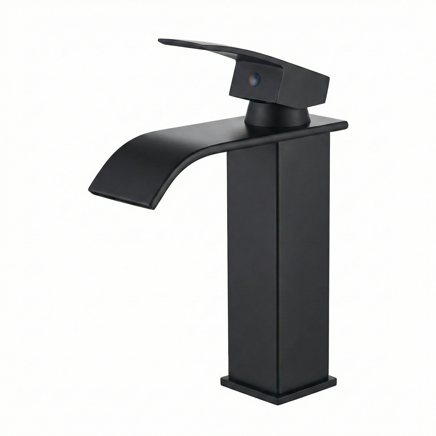 Techsphere Vector Basin Mixer Tap, Sink Faucet Matt Black