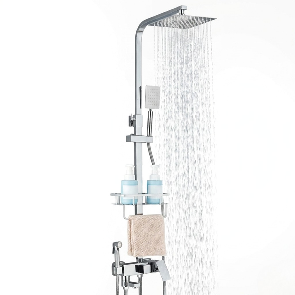 Techsphere Filler Shower with 4 Function, Thermostatic Shower Chrome