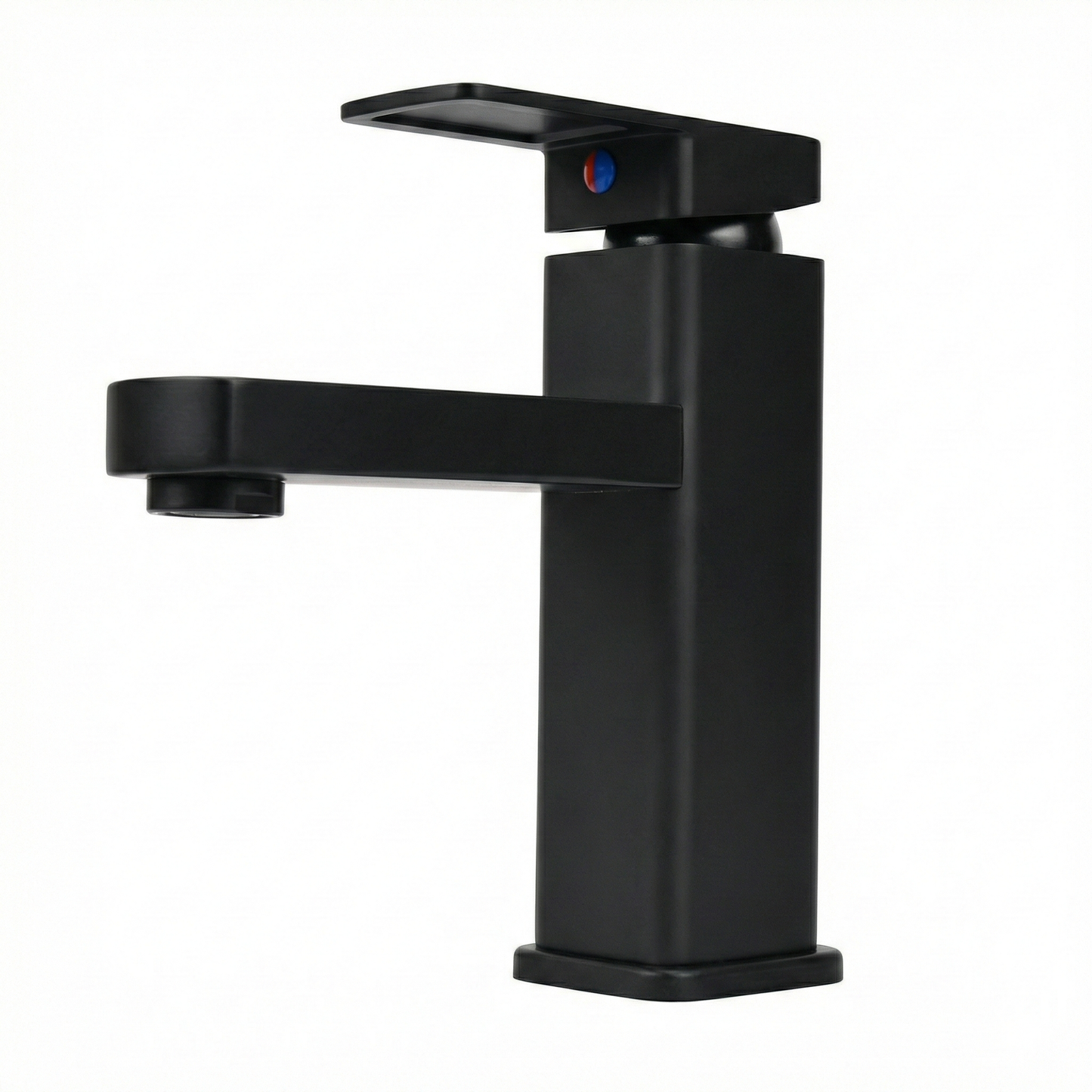 Techsphere Forte Basin Mixer Tap, Sink Faucet Matt Black