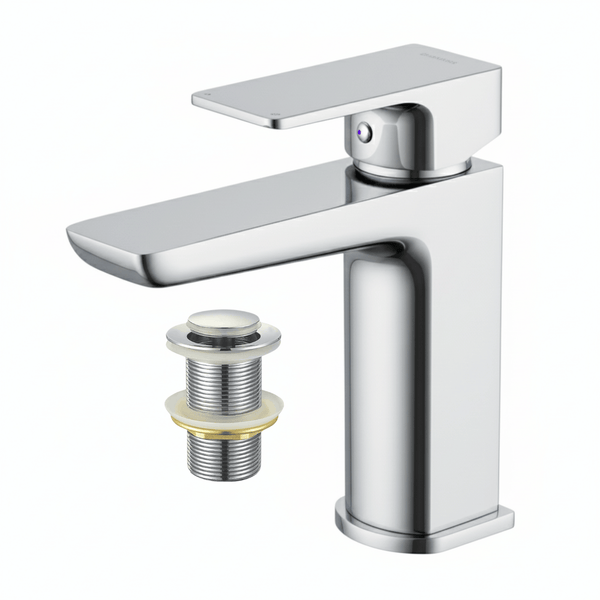 Techsphere Zenith Basin Mixer Tap, Sink Faucet Chrome
