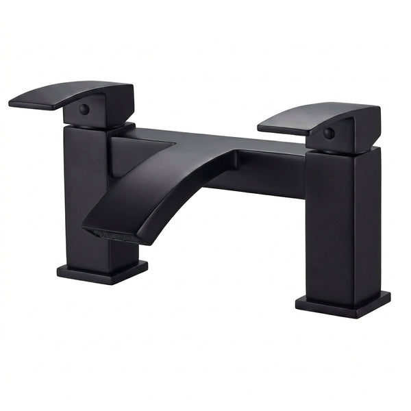 Techsphere Vertex Bath Filler Tap, Bathtub Faucet Matt Black