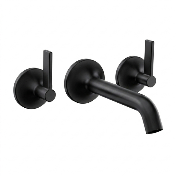 Techsphere Dualis Bath Filler Tap, Bathtub Faucet Matt Black