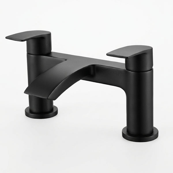 Techsphere Prism Bath Filler Tap, Bathtub Faucet Matt Black
