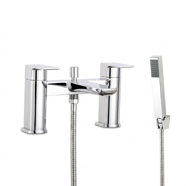 Techsphere Zenith Bath Shower Mixer Tap, Bathtub Shower Faucet Chrome