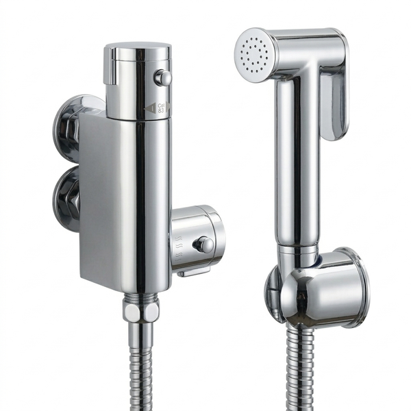 Techsphere Bidet Shower, Toilet Spray Chrome