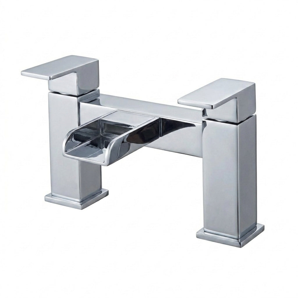 Techsphere Cascade Bath Filler Tap, Bathtub Faucet Chrome