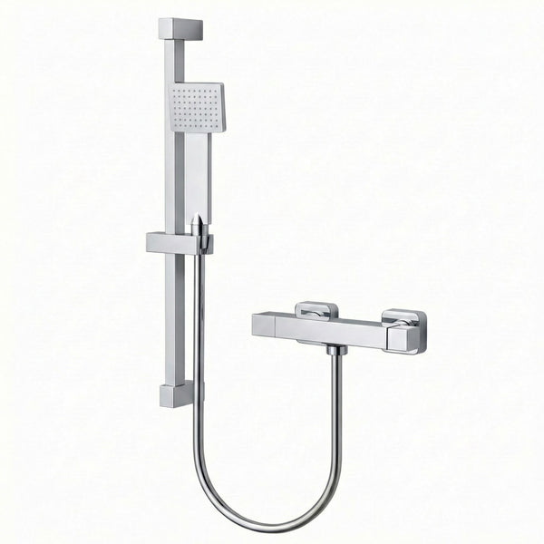 Techsphere Square Hand Shower, Handheld Shower Head Chrome