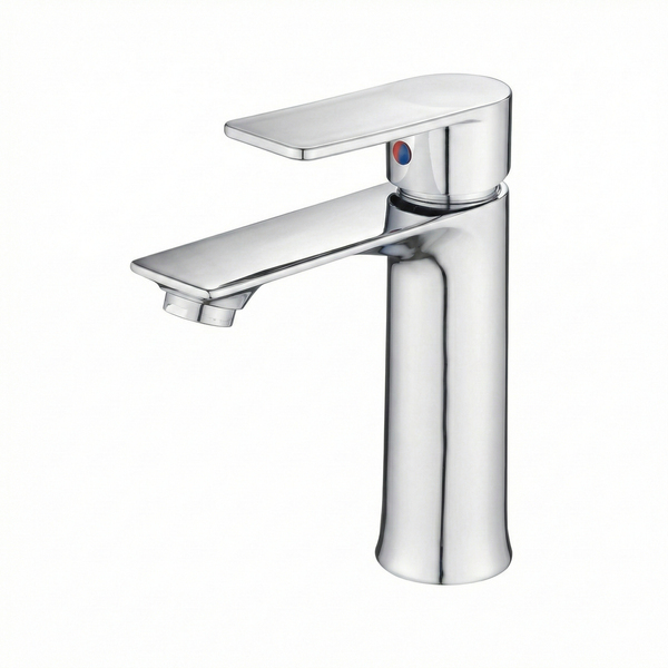 Techsphere Cubix Basin Mixer Tap, Sink Faucet Chrome