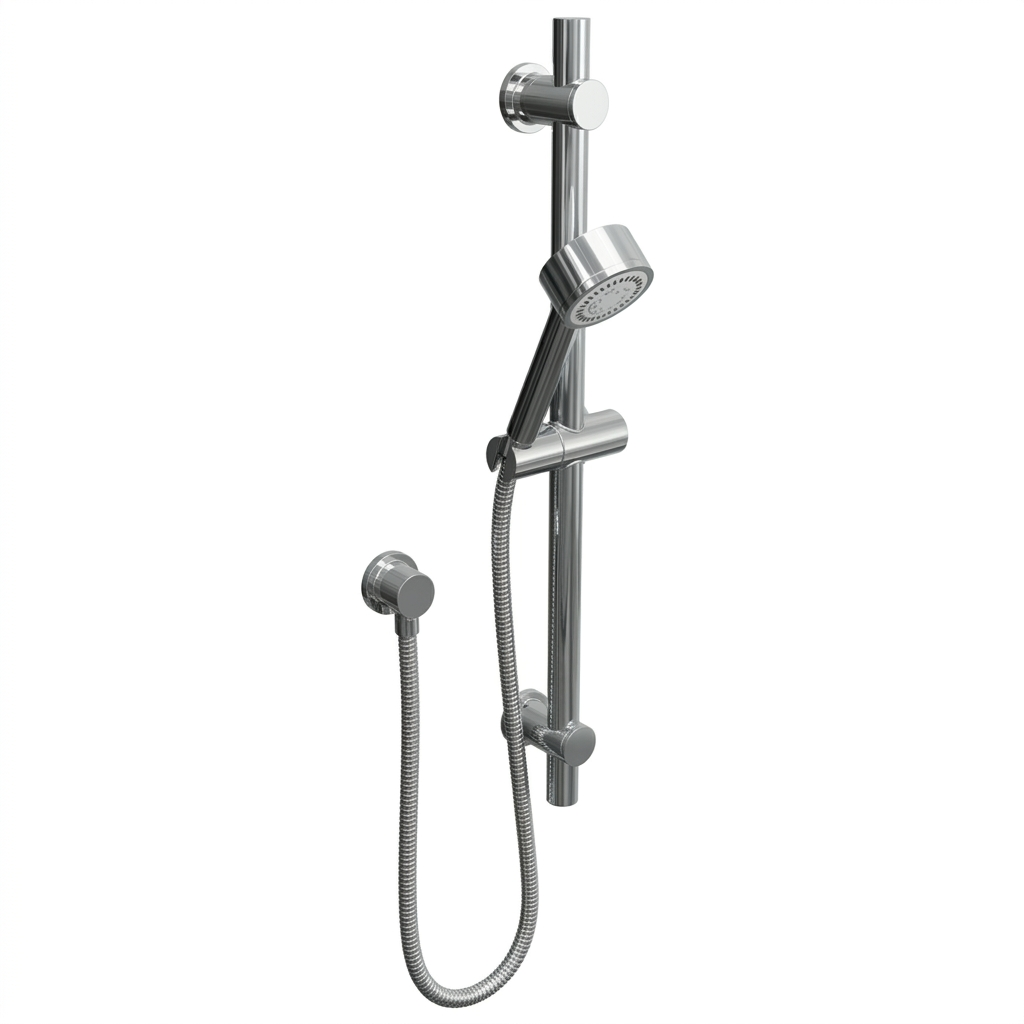 Techsphere Round Hand Shower, Handheld Shower Head Gunmetal